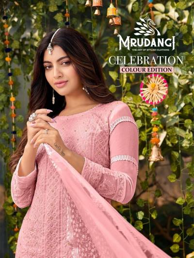 CELEBRATION COLOUR EDITION BY MRUDANGI EMBROIDERY SALWAR KAMEEZ WHOLESALER IN INDIA